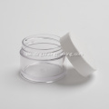 PET Plastikglas transparent mit Plastikdeckel